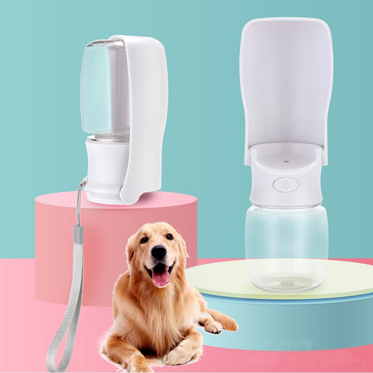 Portable Dog Water Bottle – Foldable Pet Water Dispenser - HamsterExpress