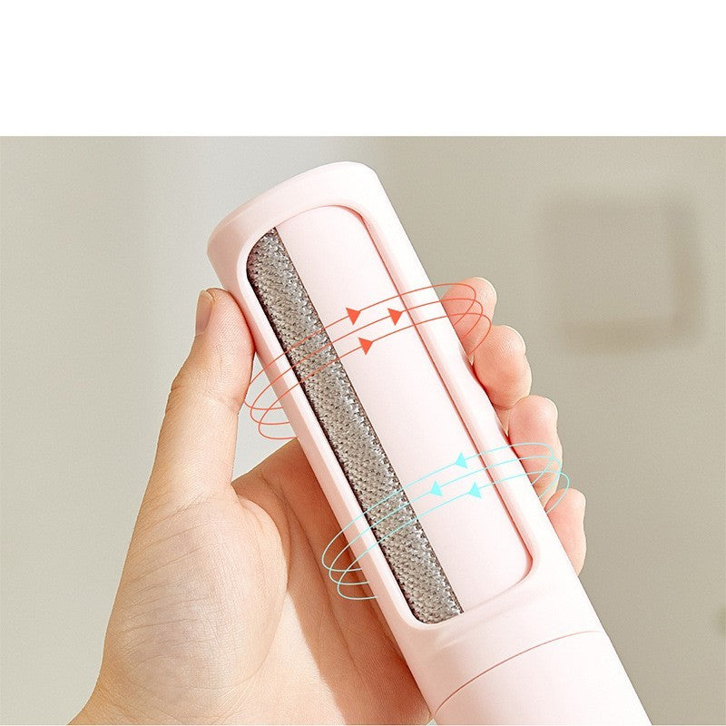 2-in-1 Reusable Pet Hair Remover Brush – Portable & Self-Cleaning Lint Roller