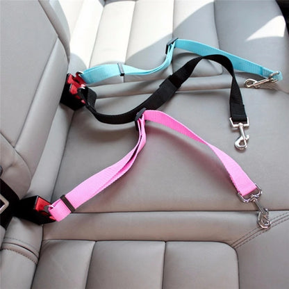 Adjustable Pet Car Seat Belt – Safety Harness for Dogs & Cats - HamsterExpress