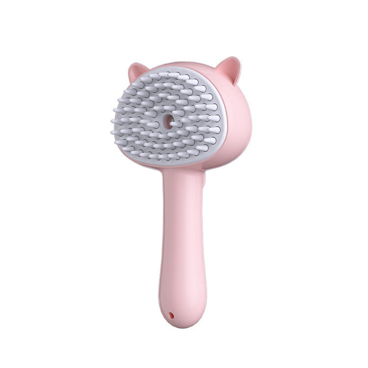 Hair Cleaning Brush with Mist – Multifunctional Self-Cleaning Grooming Tool for Pets - HamsterExpress